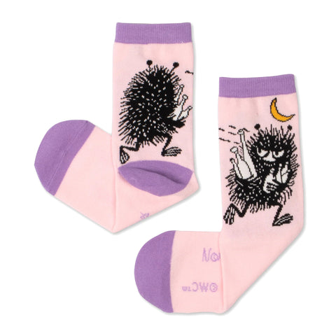 Stinkys Butt Ladies Socks - Light Pink - Mu Shop