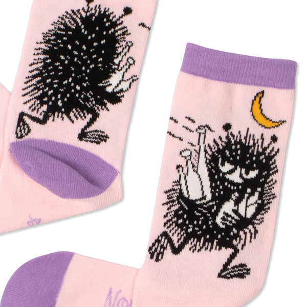 Stinkys Butt Ladies Socks - Light Pink - Mu Shop