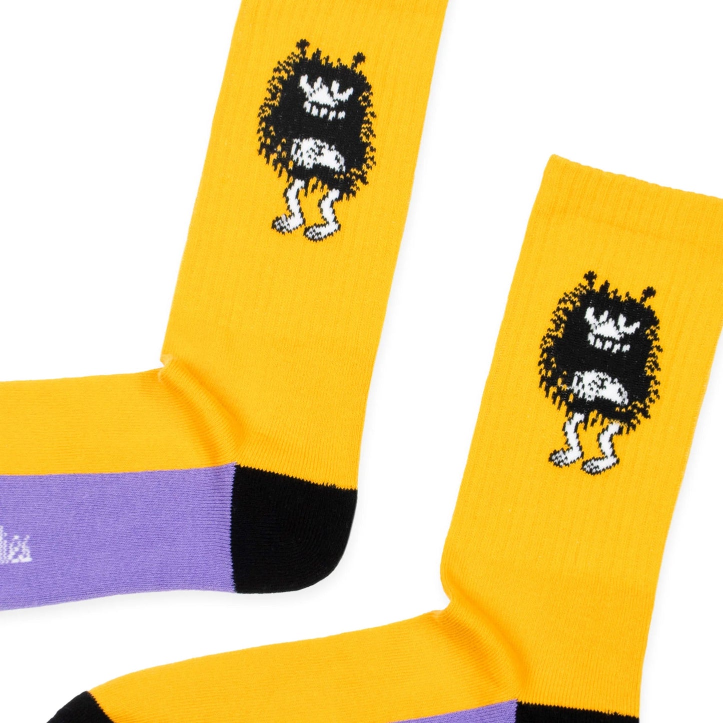 Stinky's Get Away Retro Men Socks - Yellow - Mu Shop