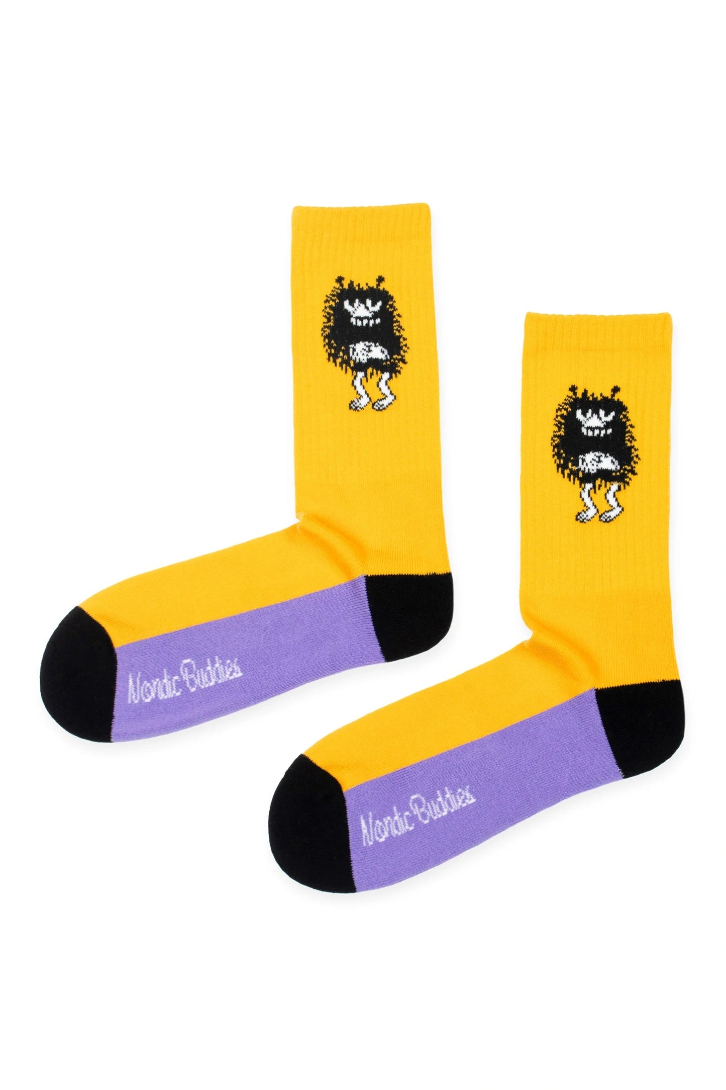 Stinky's Get Away Retro Men Socks - Yellow - Mu Shop