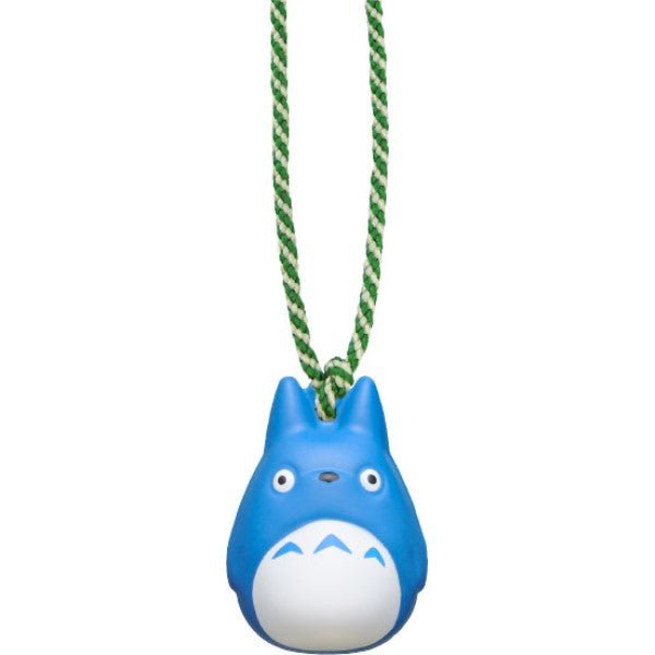 Strap Netsuke Blue Totoro Bell Keyring - Mu Shop