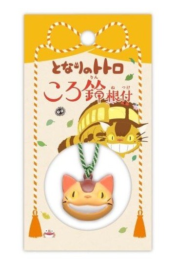 Strap Netsuke Catbus Ring Bell - My Neighbor Totoro - Mu Shop