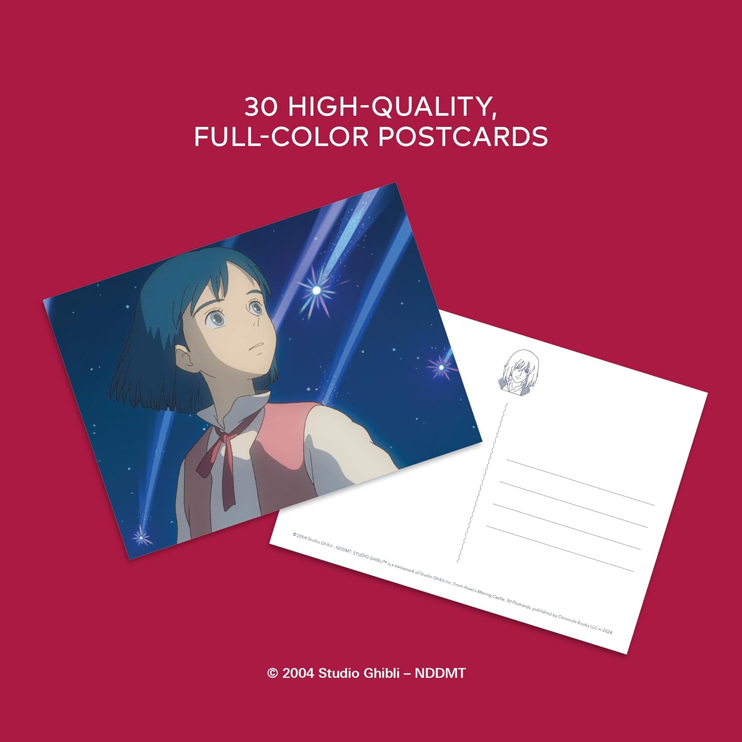 Studio Ghibli Howl’s Moving Castle – 30 Postcards - Mu Shop