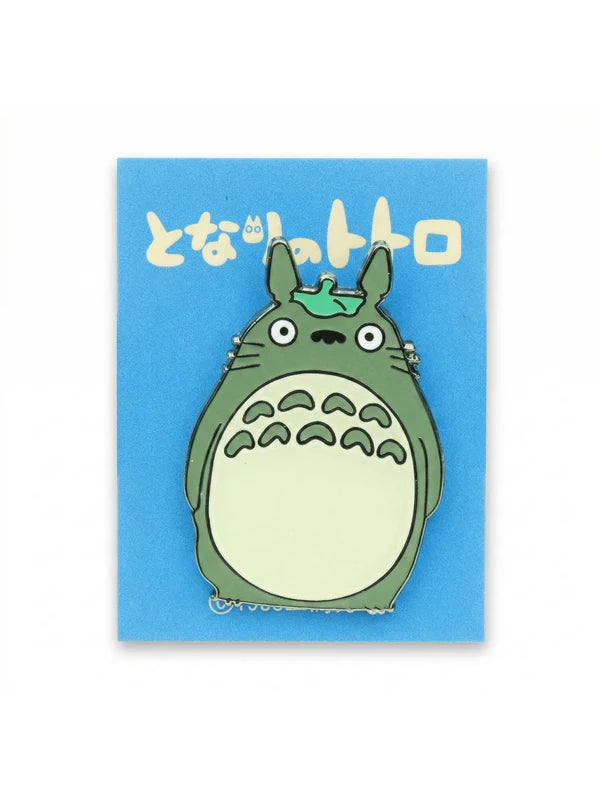 Big Totoro with Lotus Leaf Pin Badge