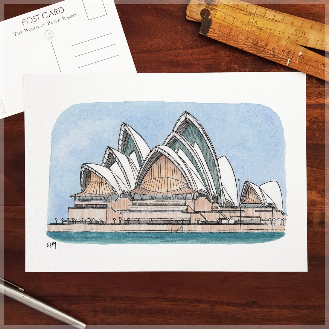 Sydney Opera House - A4 Art Print - Mu Shop