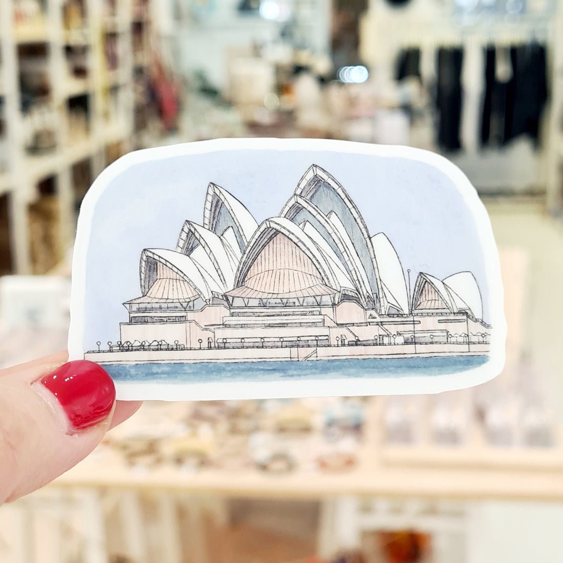 Sydney Opera House ~ Vinyl Sticker - Mu Shop