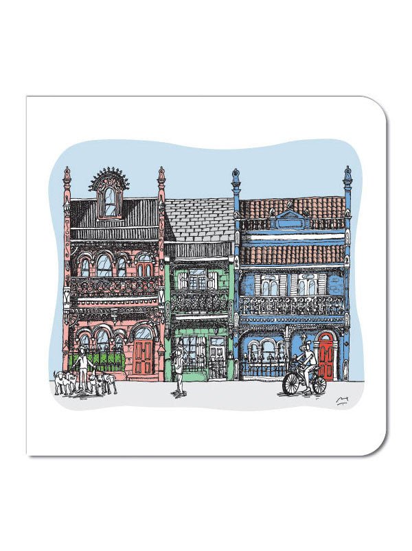 Sydney Terrace Houses 2 Greeting Card - Mu Shop