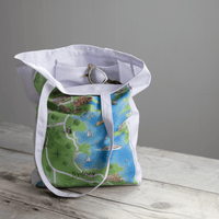 Sydney Tourist Attraction Map Tote Bag - Mu Shop