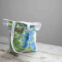Sydney Tourist Attraction Map Tote Bag - Mu Shop