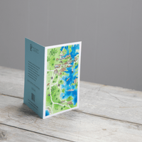 Sydney Tourist Attractions Map A6 Greeting Card - Palatable tea towels ...