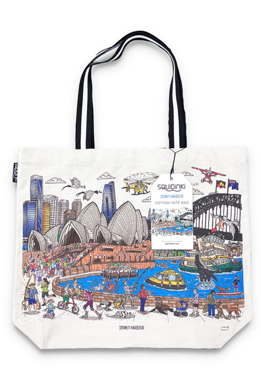 Sydney Cotton Tote Bag (Colour)