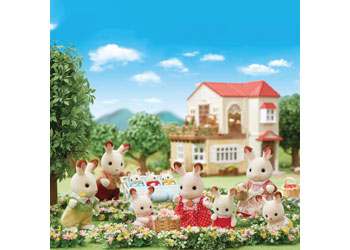 Additional view of Chocolate Rabbit Family Figure Set 6–8.5cm