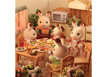 Additional view of Chocolate Rabbit Family Figure Set 6–8.5cm