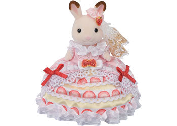 Additional view of Freya's Birthday Celebration Strawberry Cake Dress Figure 3–5cm