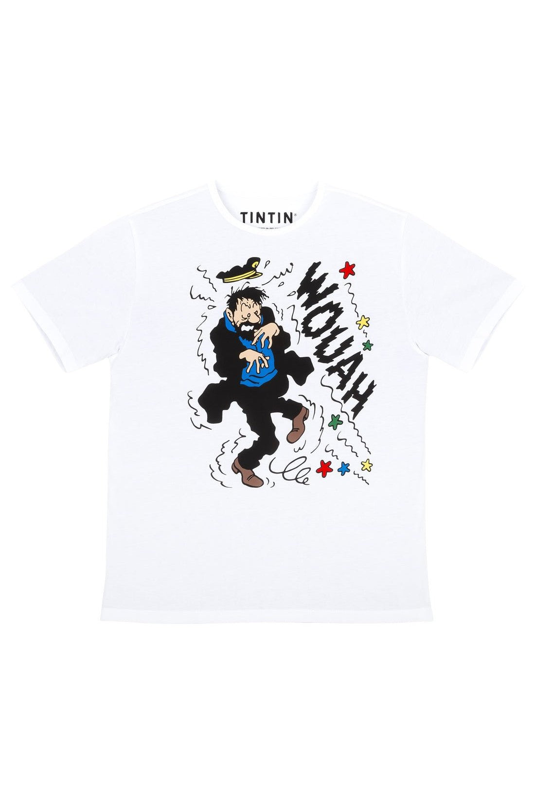 T - SHIRT: Haddock Wouah (White) - Mu Shop