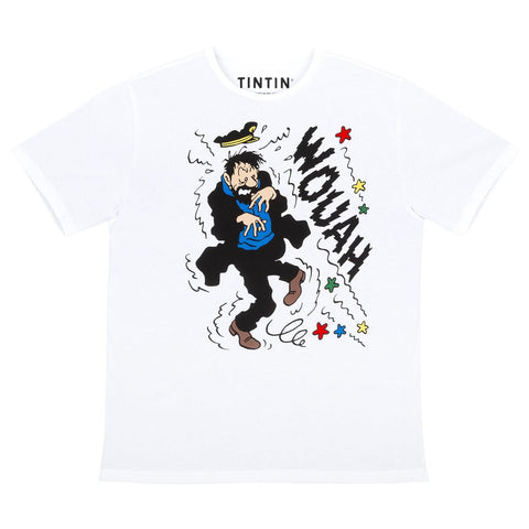 T - SHIRT: Haddock Wouah (White) - Mu Shop