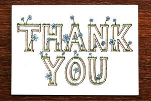 Thank You Daisies - Thank You Greeting Card - Mu Shop