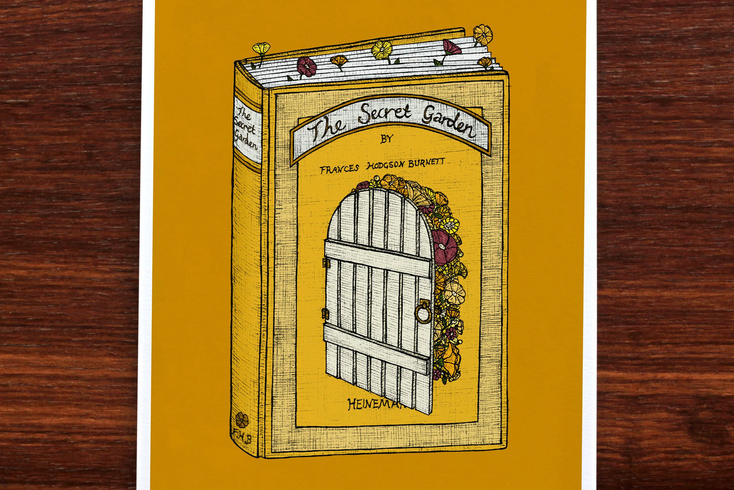 The Secret Garden - Book Art Print A5