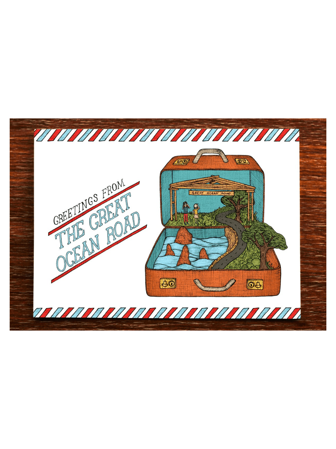 The great ocean road - Australian Postcard - Mu Shop