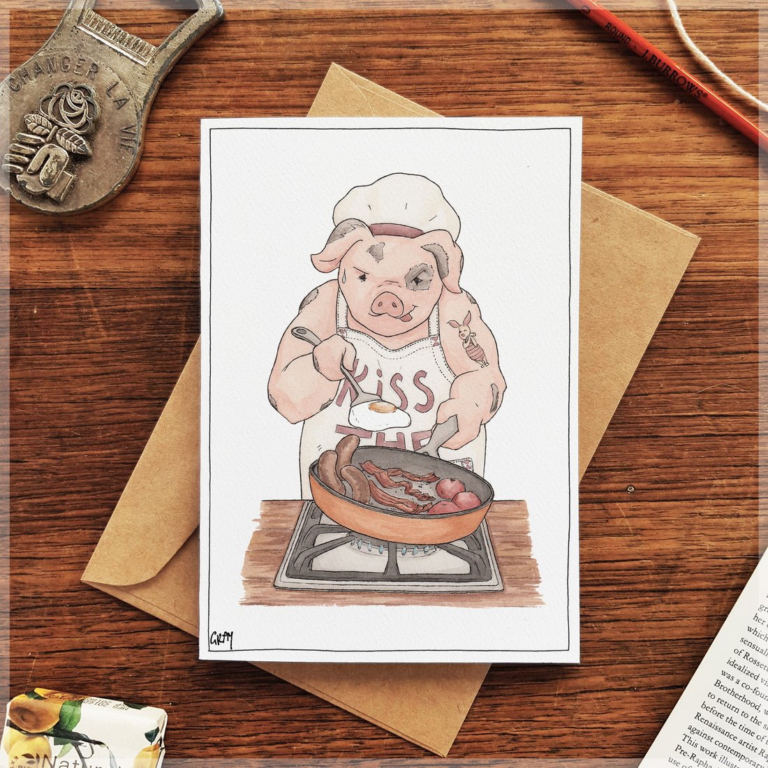 The King's Breakfast - Greeting Card - Mu Shop