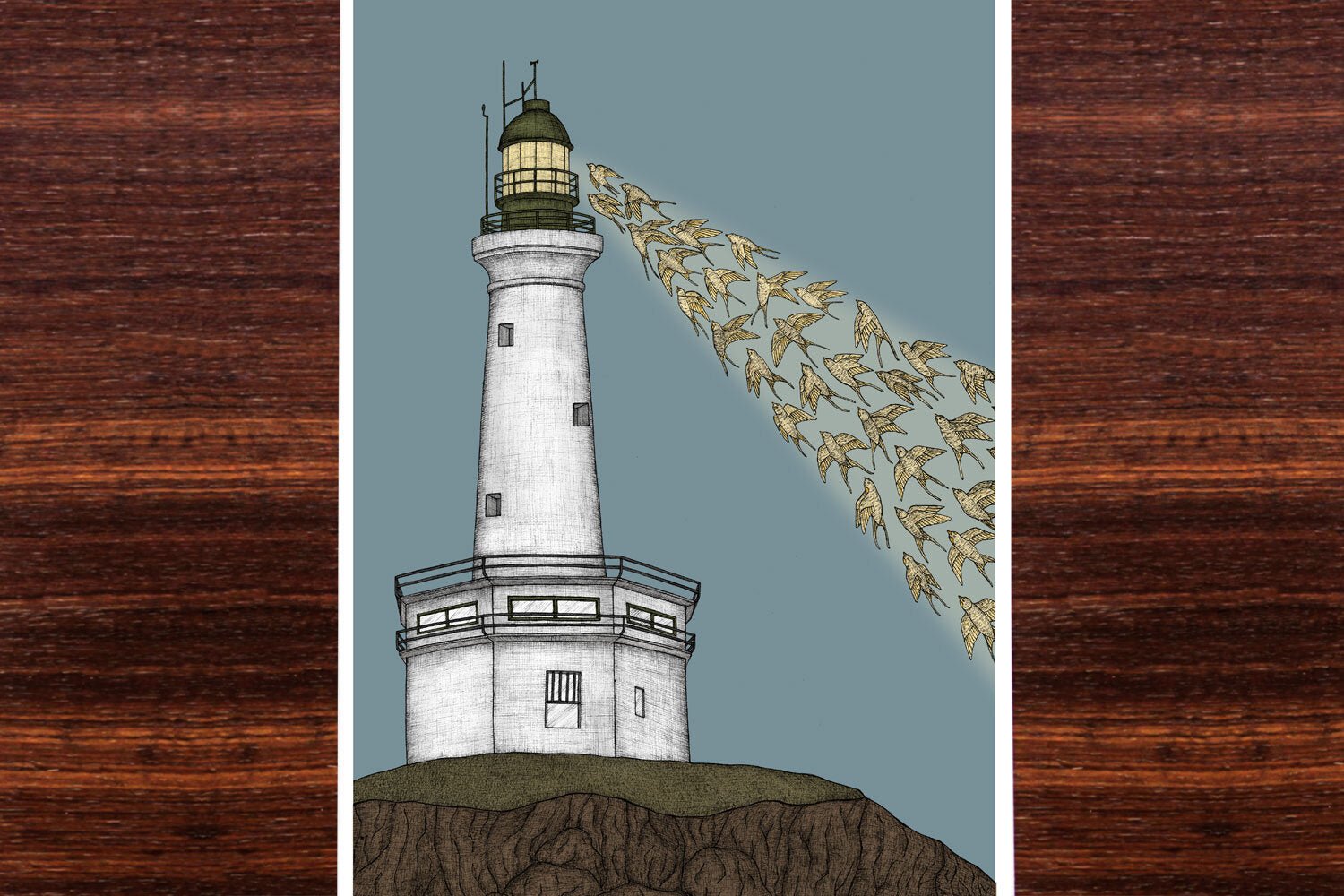 The Lighthouse - A4 Art Print - Mu Shop