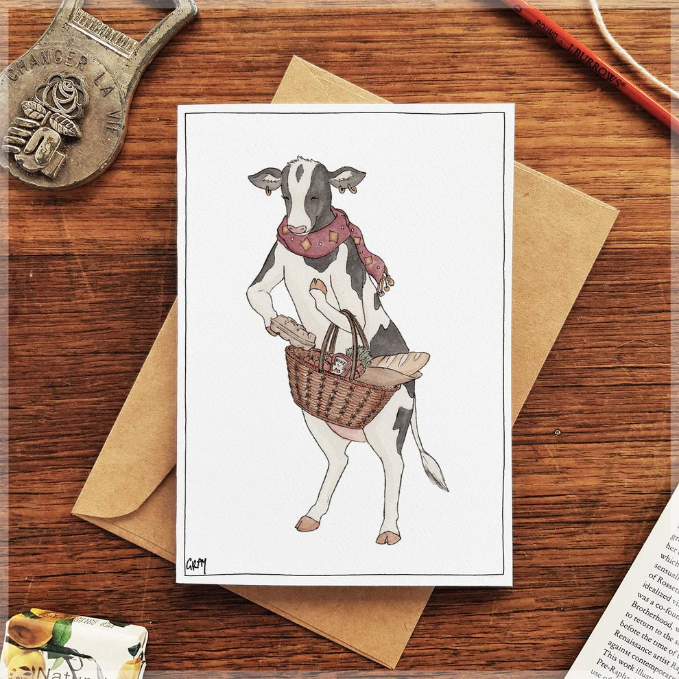 The Morning Shop Greeting Card - Mu Shop