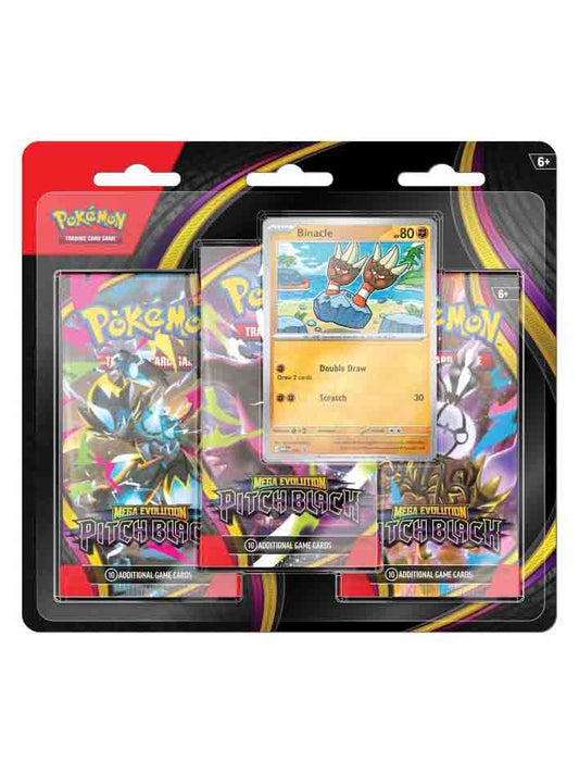 Pokémon TCG: Mega Evolution – Pitch Black Three Booster Blister