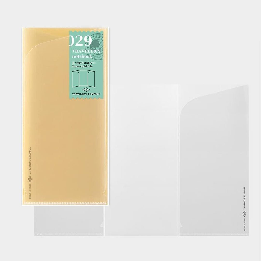 Three Fold File 029 Traveler's Notebook Regular Size - Mu Shop