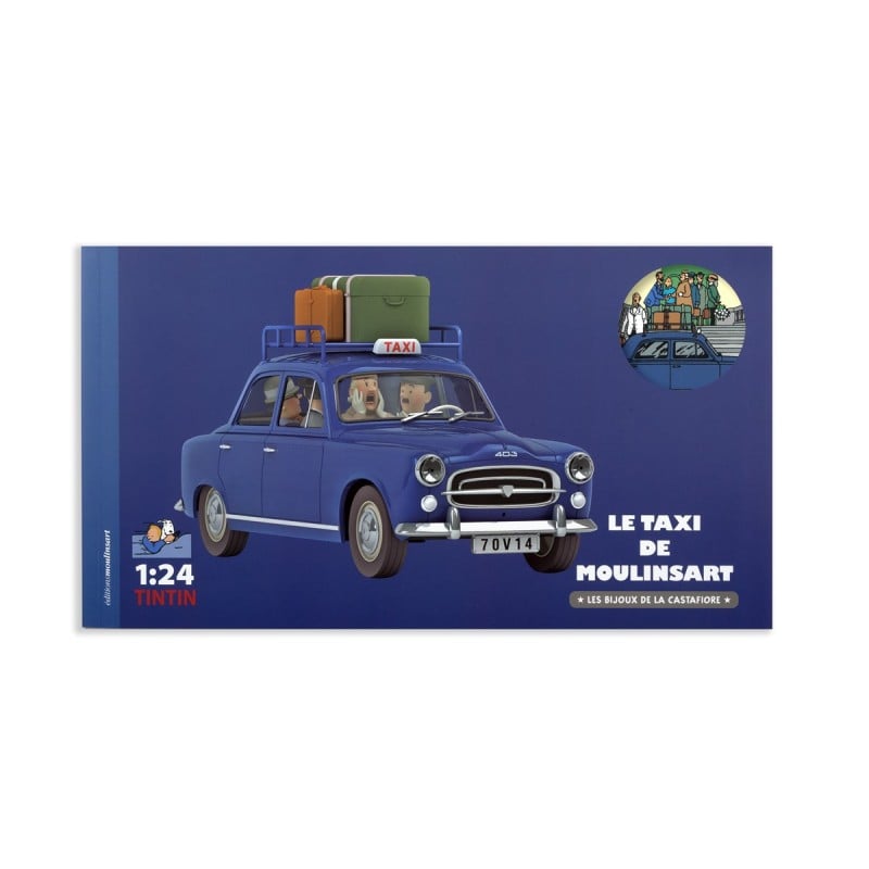 Tintin Cars #37 Moulinsart Taxi front view
