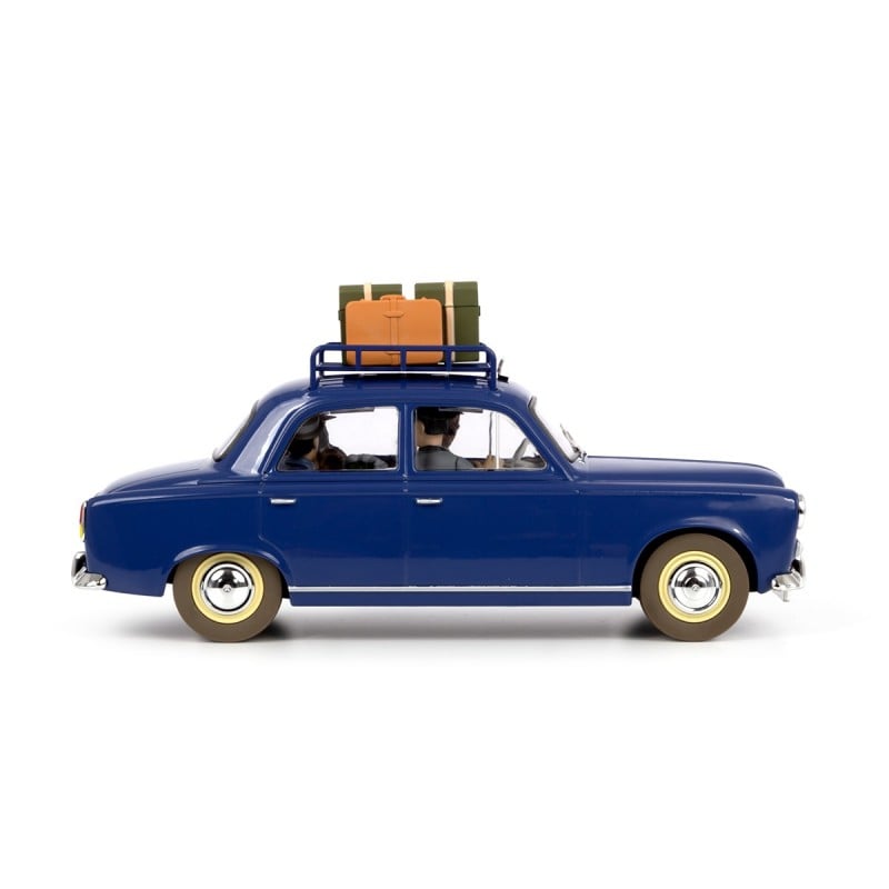 Tintin Cars #37 blue Moulinsart Taxi 1:24 scale model