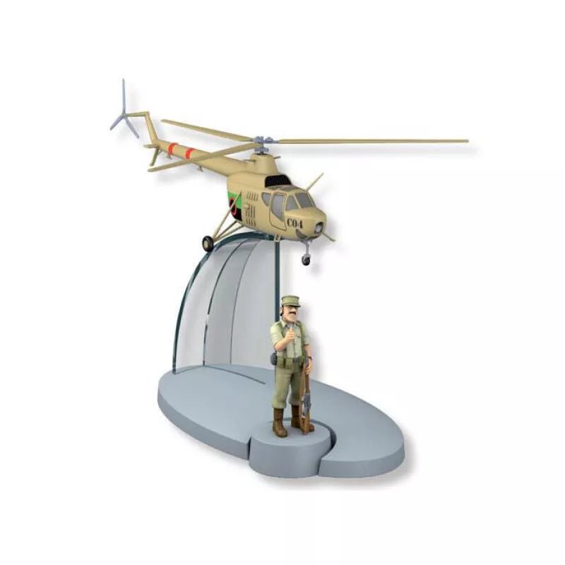 Tintin Plane - Army Helicopter C04 from San Theodoros - Mu Shop
