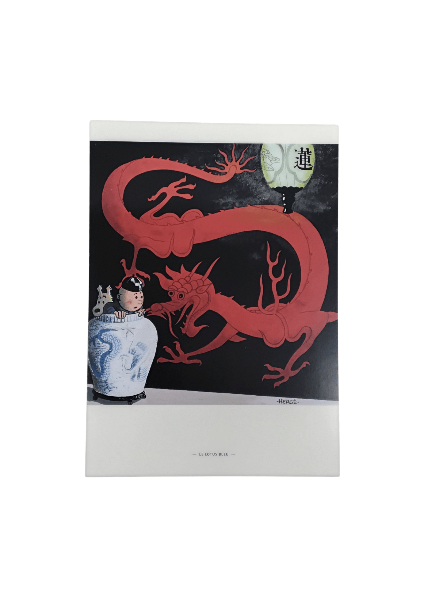 TinTin Postcard - Le Lotus Bleu - Mu Shop