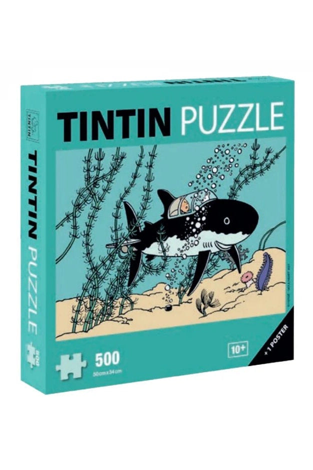 Tintin PUZZLE: Submarine Shark 500pc - Mu Shop