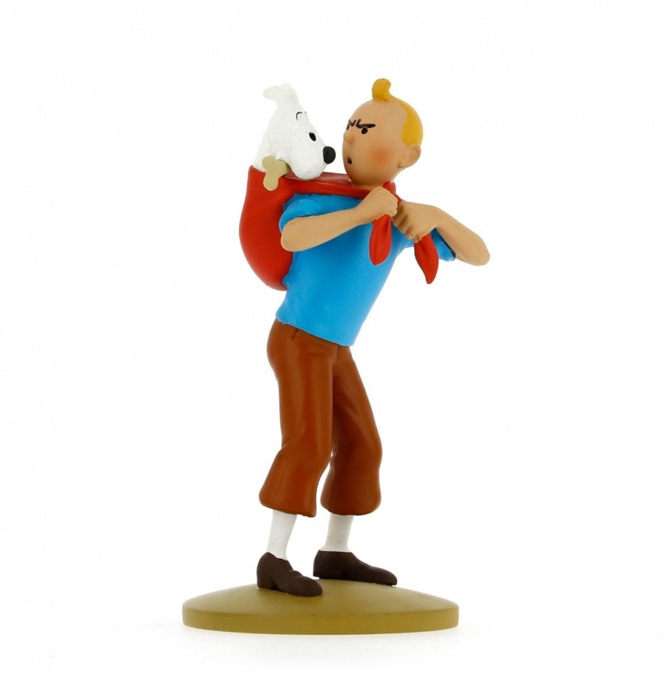 Tintin Resin Figurine - TINTIN FETCHES SNOWY 12cm - Mu Shop