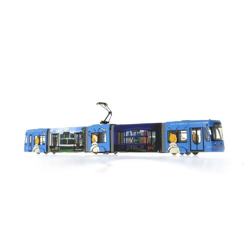 Tintin STIB T3000 Belgian Tram Model – 1/87 Scale (2018 Limited Edition) - Mu Shop