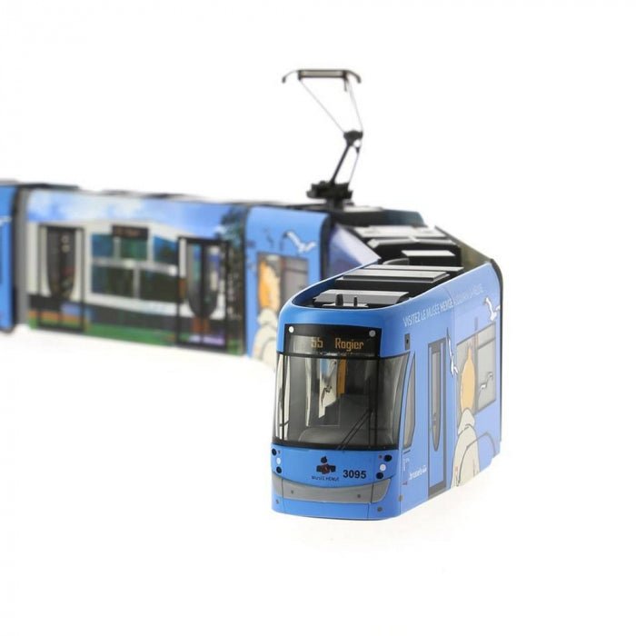 Tintin STIB T3000 Belgian Tram Model – 1/87 Scale (2018 Limited Edition) - Mu Shop