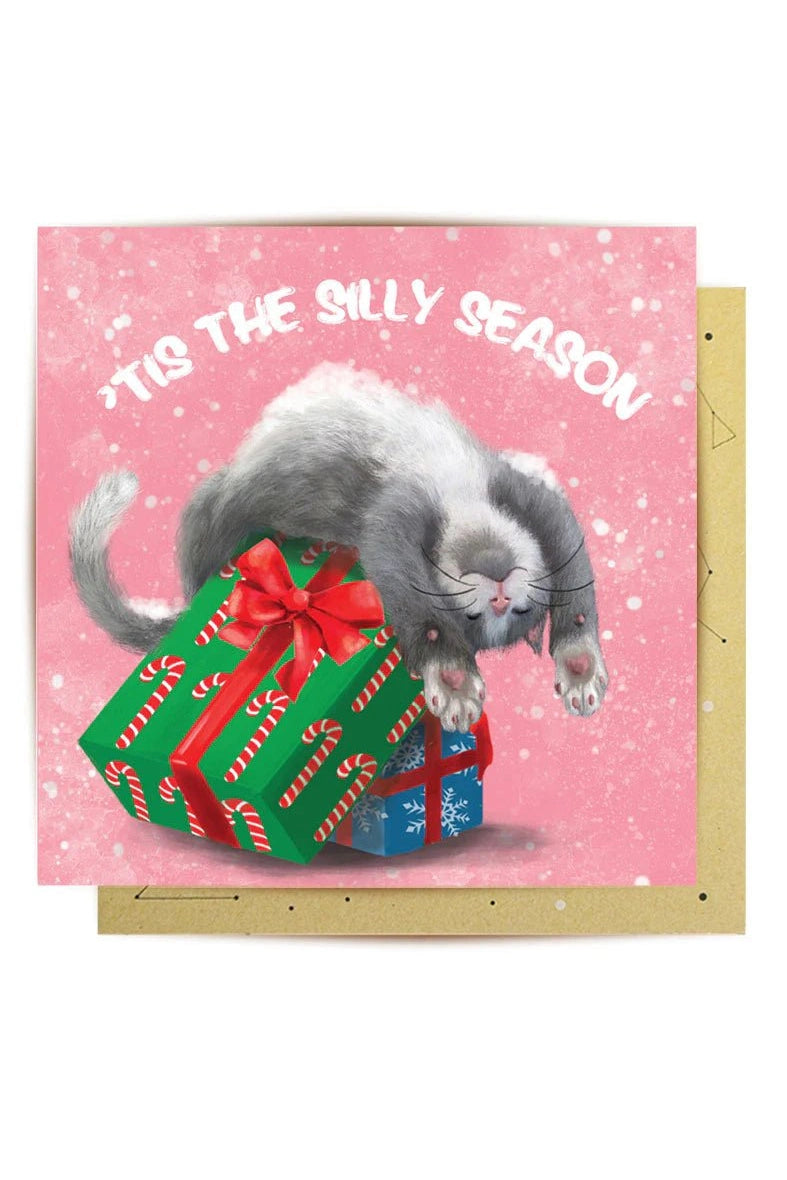 Tis The Silly Season Greeting Card - Mu Shop