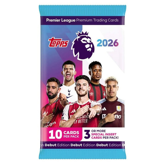 Topps Premier League 2026 – Debut Edition Trading Card Pack - Mu Shop