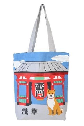 Tote Bag Dog Shibata-san - Mu Shop