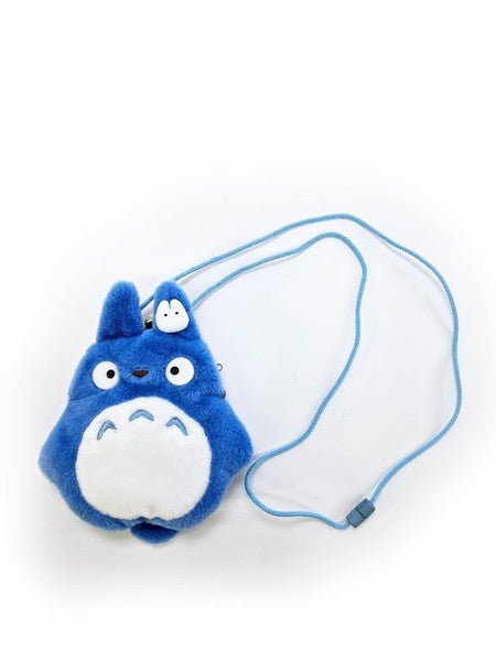 TOTORO BLUE FLUFFY PURSE - Mu Shop