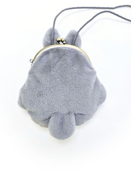 Totoro Grey Fluffy Purse - Mu Shop