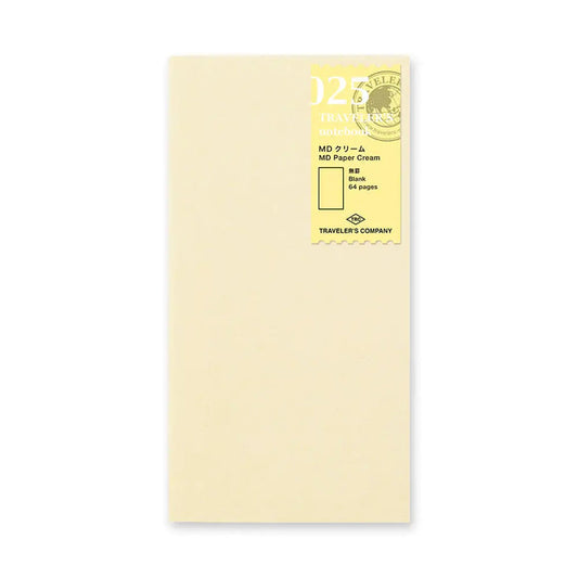 TRAVELER'S notebook Refill Regular Size 025 MD Paper Cream