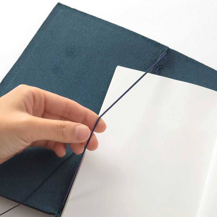 Traveler’s Notebook – Blue, Regular Size, Starter kit - Mu Shop