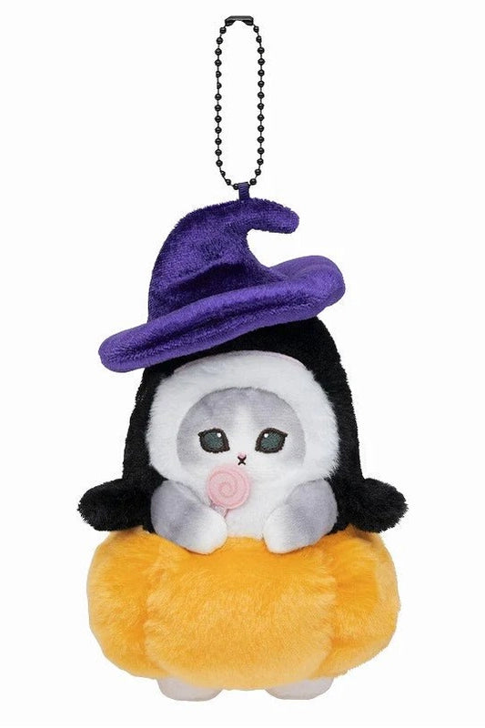 Trick or Treat Shark Whale Nyan Plush Keychain - Mu Shop