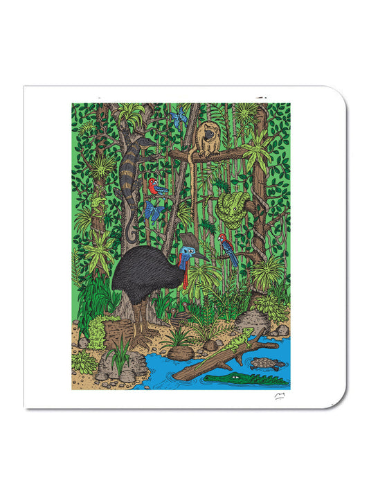 Tropical Rainforest Greeting Card