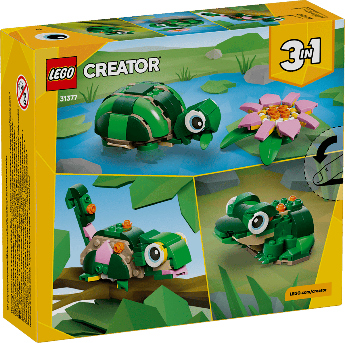 Turtle with a Water Lily Flower - Mu Shop