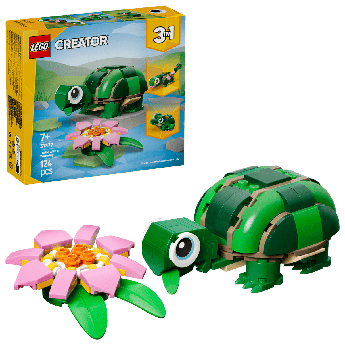 Turtle with a Water Lily Flower - Mu Shop