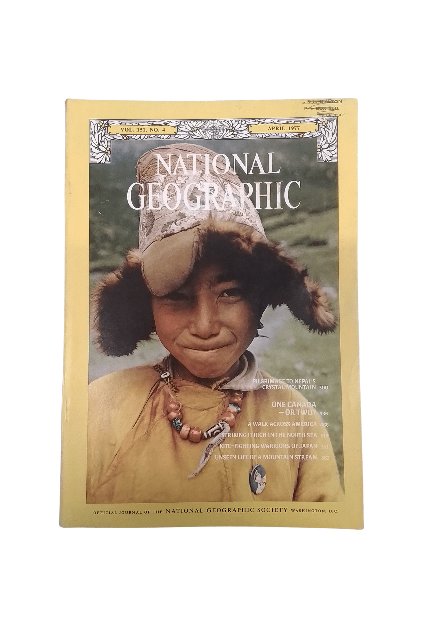 Vintage National Geographic April 1977 - Mu Shop