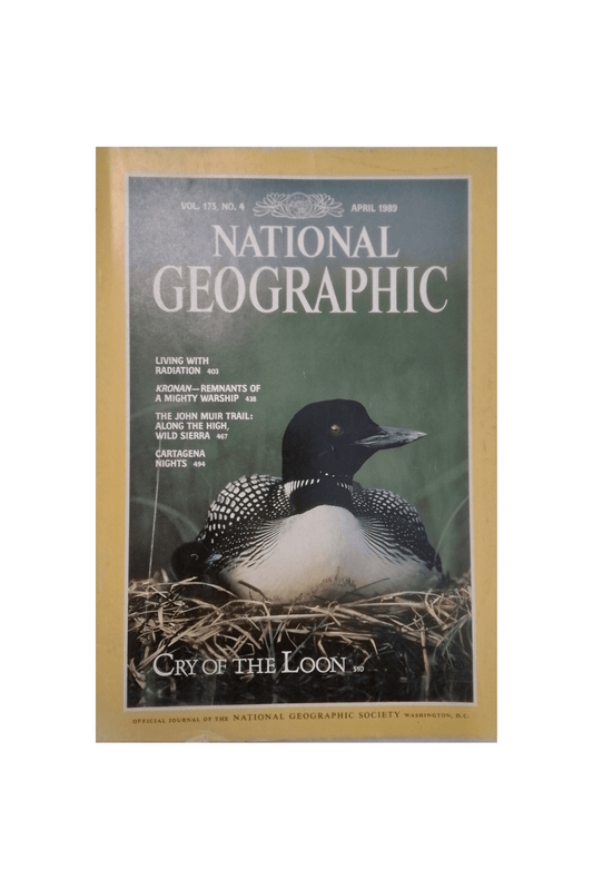 Vintage National Geographic April 1989 - Mu Shop