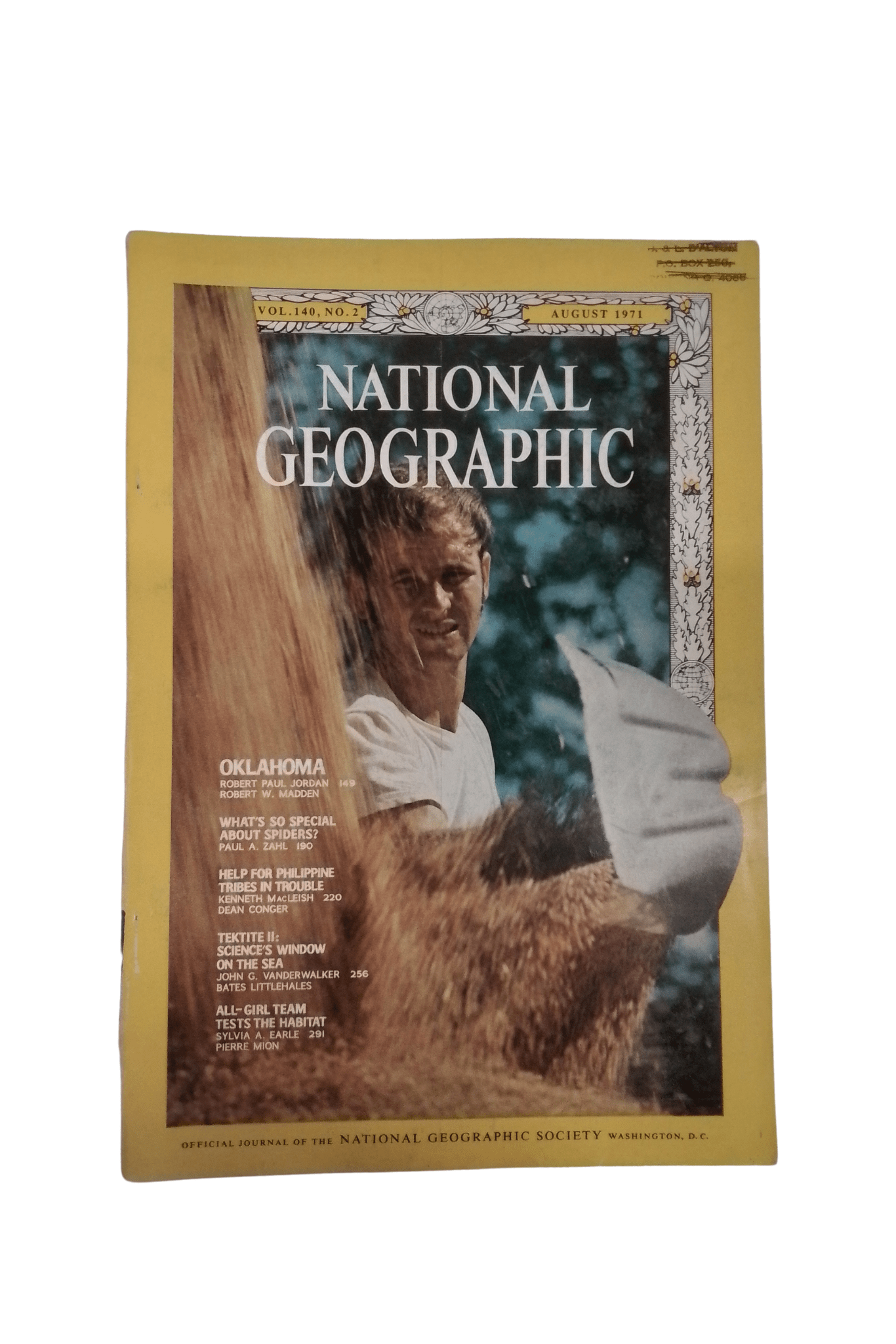 Vintage National Geographic August 1971 - Mu Shop